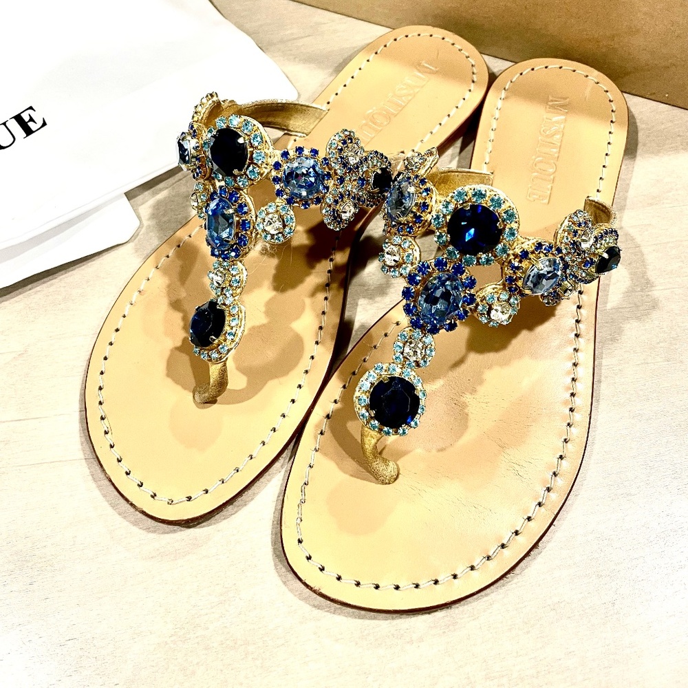 Mystique Jeweled San Dimas Sandals